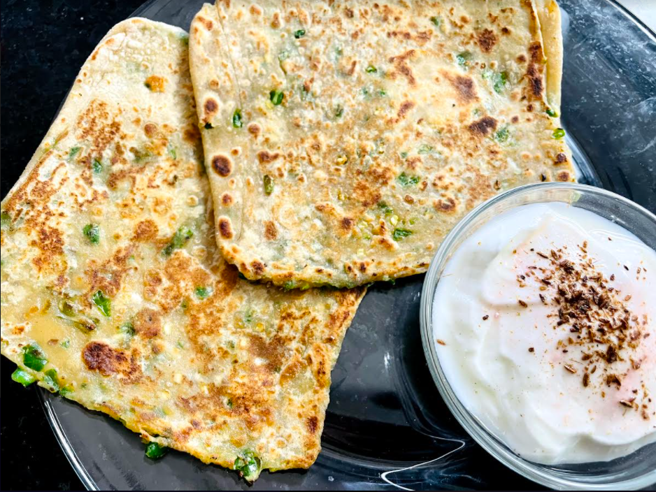 Hari Mirch Paratha