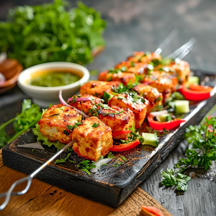 Paneer Tikka with Pineapple
