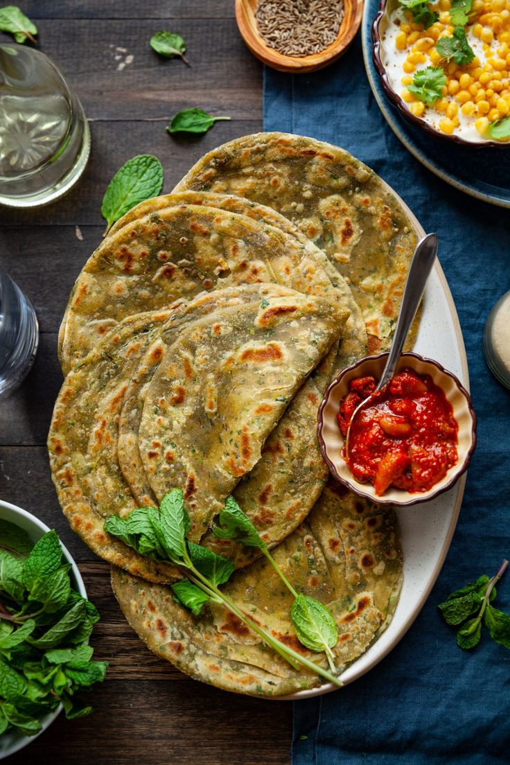 Pudina Paratha